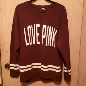 Victoria's secret love pink long sleeve